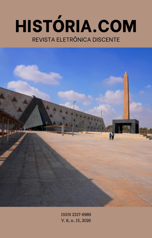 					Visualizar v. 8 n. 15 (2026): Revista Eletrônica Discente História.com
				
